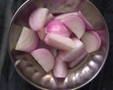A picture of step 2 of Sukha Masala Chana.
