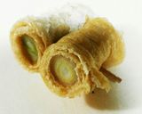 A picture of step 5 of Grilled Scallion-Stuffed Fried Tofu Skewers.