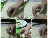 Foto del paso 2 de la receta: Rosa o Flores de Calabacín