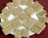 A picture of step 3 of Sesame seeds and groundnuts vadi.