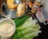 A picture of step 2 of Shu Si Kai(chicken in Kewpie Roasted Sesame Dressing).