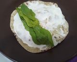 A picture of step 4 of Maggi masala cauliflower wrap.