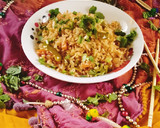 A picture of step 4 of Chinese fried Rice/😋😋😋Veg Fried Rice.