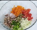 A picture of step 3 of Sprouted Moong salad.