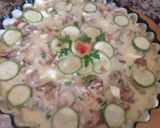 Une image de l'étape 3 de Quiches aux champignons,courgettes.