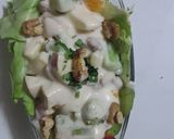 A picture of step 4 of Waldorf salad.