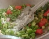 A picture of step 4 of Dry Manchurian.