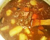 A picture of step 6 of Easy Beef Curry with Store-Bought Roux and Sliced Beef.