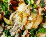 A picture of step 5 of Stir-Fried Broccoli Rabe and Pork with Garlic Mustard.