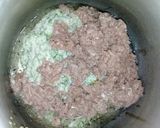 A picture of step 2 of Dum Qeema.