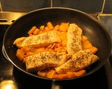Foto del paso 10 de la receta: Pasta casera con salmón, calabaza y roquefort