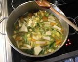 Foto del paso 7 de la receta: Sopa heavy metal multicolor