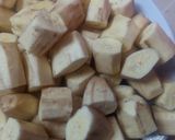 A picture of step 1 of Groundnuts Matoke #seasonalingridientcontest.