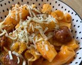 Foto del paso 4 de la receta: Macarrones con chorizo One Pot, todo en la misma olla ¡aprendiendo juntos!