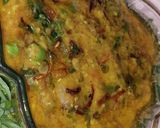A picture of step 7 of Methi daal.