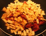 Foto del paso 1 de la receta: Tortelinis con salsa rónma, que iba a ser verdolaga, y no fue