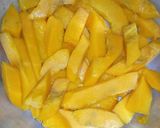 A picture of step 2 of Cassava steamed in semi ripe pawpaw. #4weekschallenge.