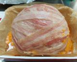 Baconös-fasírtos karfioltorta recept fázis 16 fotója