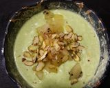 A picture of step 2 of Kiwi Srikhand.