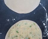 A picture of step 3 of Aloo ka Paratha 😋.