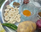 ডাঁটা বেগুন দিয়ে কাতলা মাছের ঝোল (Data begun diye katla machher jhol recipe in bengali) রেসিপি ধাপ - 2 ছবি