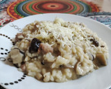Foto del paso 8 de la receta: Risotto de setas con longaniza y trufa blanca