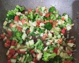A picture of step 2 of Vegetable Soup.