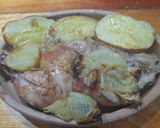 Foto del paso 4 de la receta: Pollo a la mostaza y vino en cocción lenta con papa y cebolla
