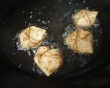 A picture of step 3 of Cheese Wontons.