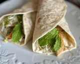 Une image de l'étape 6 de Tortilla Au Poulet Et Guacamole À La Menthe.