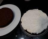 Foto del paso 8 de la receta Tarta de cumple! chocolate sin azúcar rellena de nata de coco