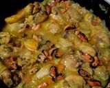 Foto del paso 8 de la receta: Pollo con mejillones