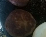 A picture of step 2 of Shami kabab burger.