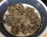 Foto del paso 4 de la receta: Tacos con carne desmenuzada