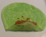 Foto langkah ke 3 dari resep Dadar Gulung Pandan Ekonomis.