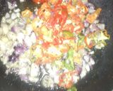 A picture of step 4 of White Yam and sauce.