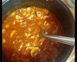 A picture of step 3 of Chicken in Tomato and Mushroom Sauce.