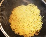 A picture of step 3 of Beef and Bean Sprout Ramen.