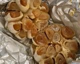 A picture of step 3 of Roasted Garlic.