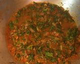 A picture of step 6 of Egg Palak Curry.