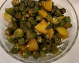 ભીંડા બટાકા નું શાક (Bhinda Bataka Shak Recipe In Gujarati) રેસીપી સ્ટેપ4ફોટો