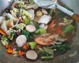 Foto langkah ke 5 dari resep Sapo Tahu Seafood.