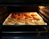 A picture of step 12 of Oven-Caramelized Torrijas with Strawberry Compote and Muscat Wine (No Oil!).