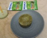 Foto langkah ke 5 dari resep Dessert Biskuit Matcha Creamy (gluten free).