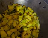 A picture of step 2 of Kaddu sabji.