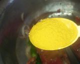 A picture of step 4 of Aloo tahiri.