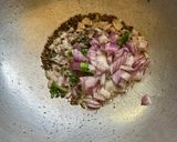 A picture of step 1 of Mogari and Methi Sabji.