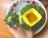 Hình bước làm 1 của món Canh bí nhồi thịt