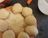 A picture of step 1 of Simple chapati and bean stew.