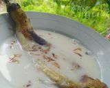 Foto langkah ke 4 dari resep Terong bakar Kuah santan <Tarung babanam Banjar>.